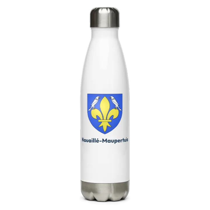 Gourde inox — blason de Nouaillé-Maupertuis