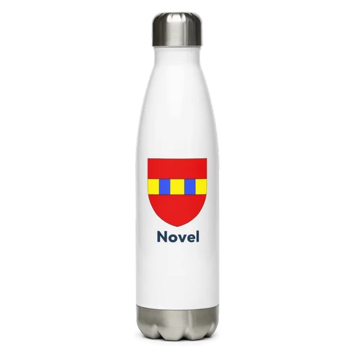 Gourde inox blason de Novel