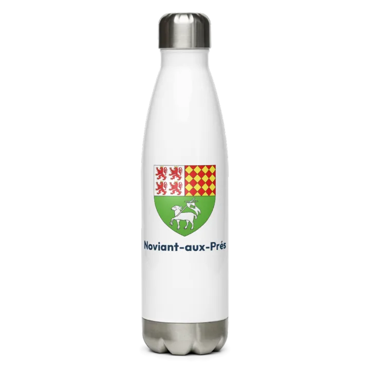 Gourde inox blason de Noviant-aux-Prés