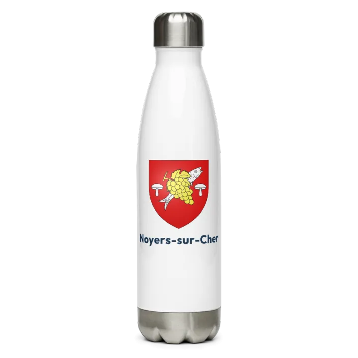 Gourde inox — blason de Noyers-sur-Cher