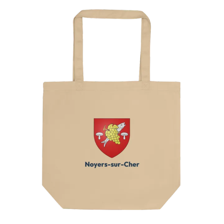 Tote bag coton bio — blason de Noyers-sur-Cher