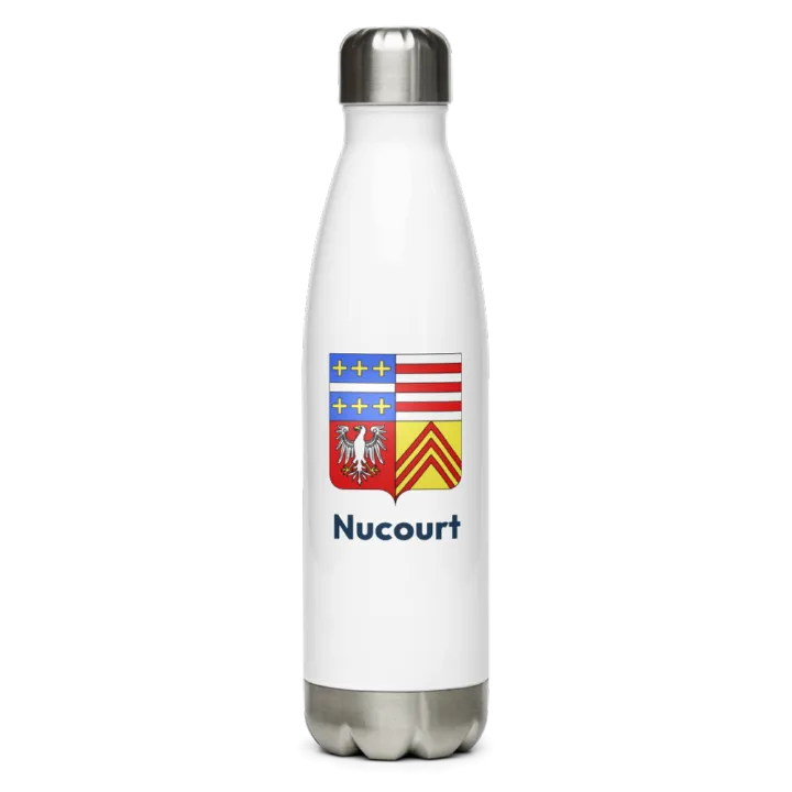 Gourde inox blason de Nucourt