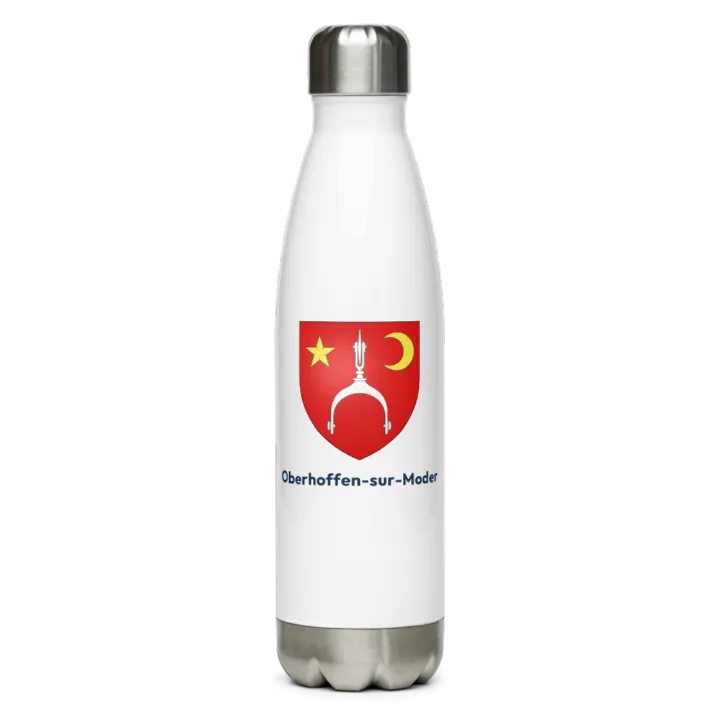 Gourde inox blason de Oberhoffen-sur-Moder