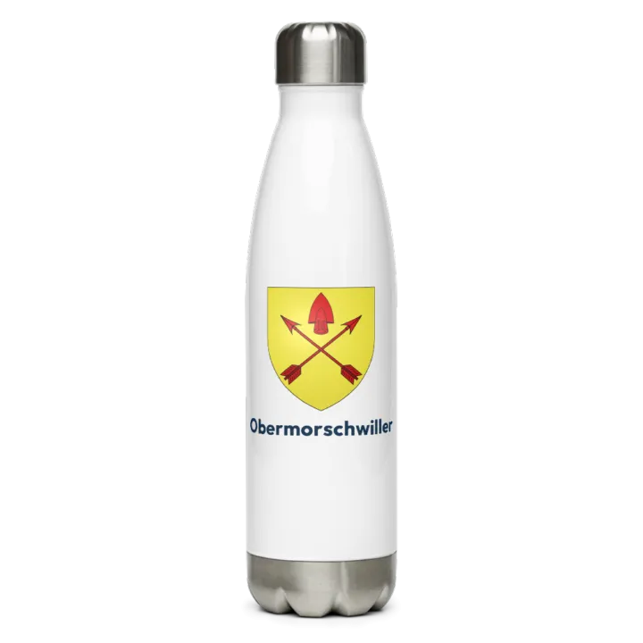 Gourde inox blason de Obermorschwiller