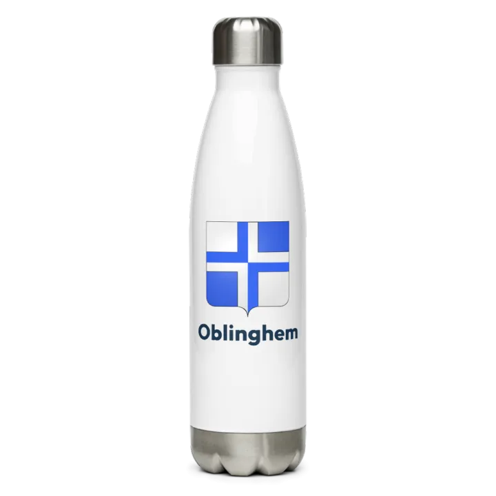 Gourde inox blason de Oblinghem