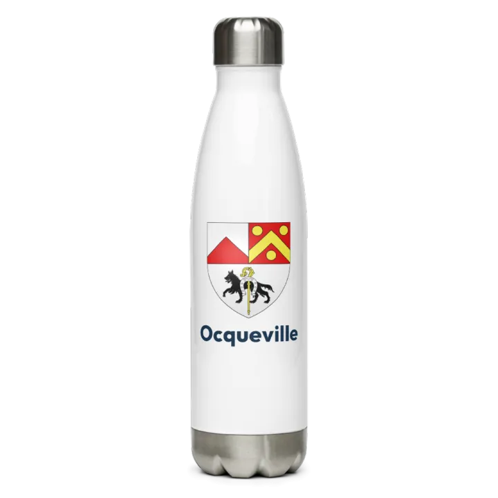 Gourde inox blason de Ocqueville