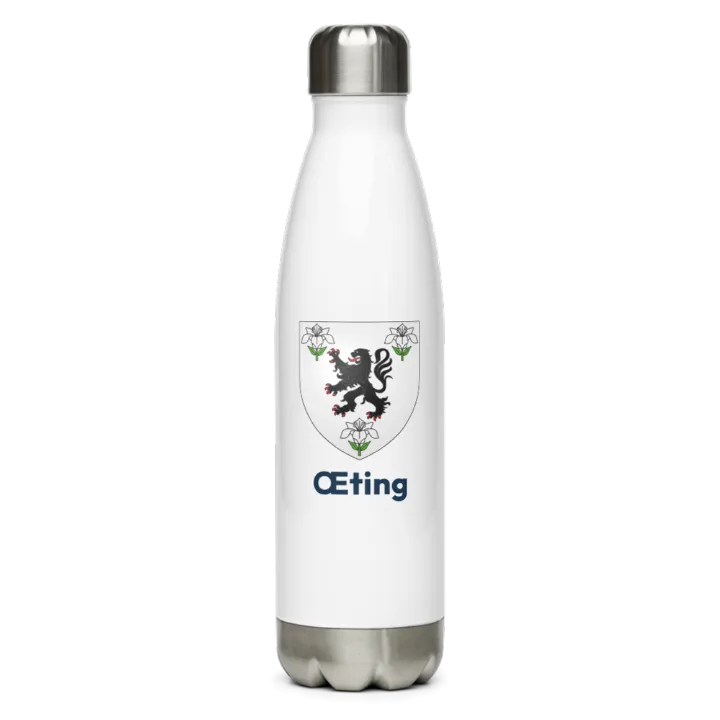 Gourde inox blason de Œting