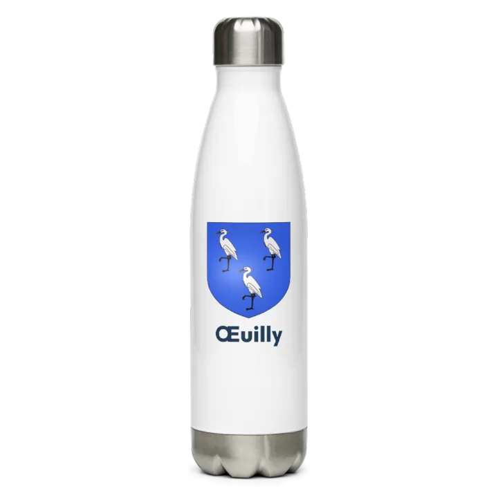 Gourde inox blason de Œuilly