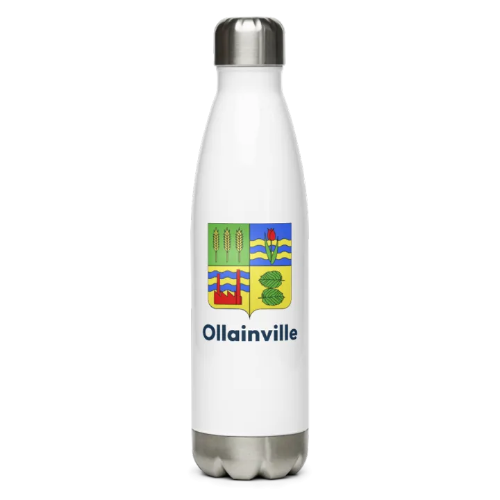 Gourde inox — blason d'Ollainville