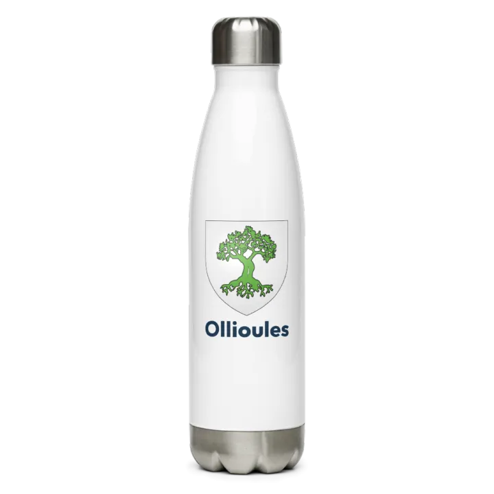 Gourde inox blason de Ollioules