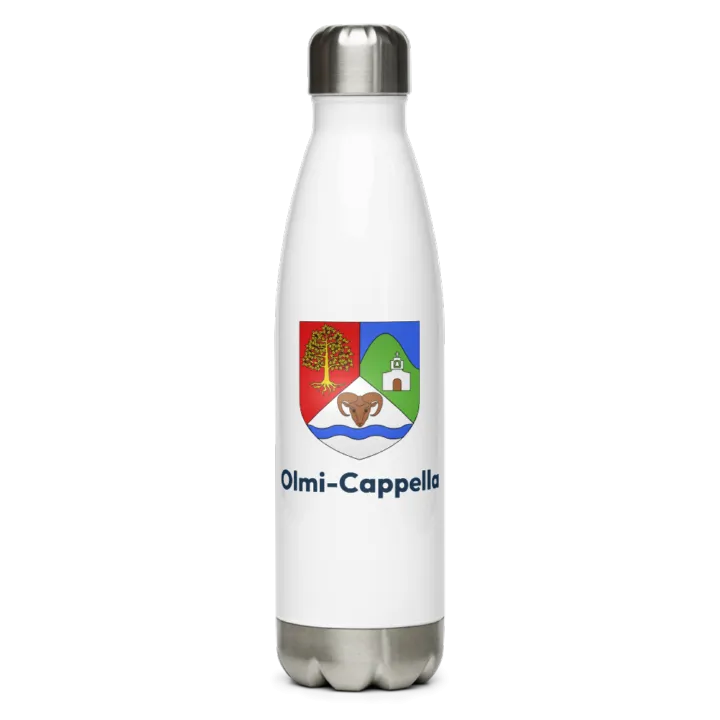 Gourde inox blason de Olmi-Cappella