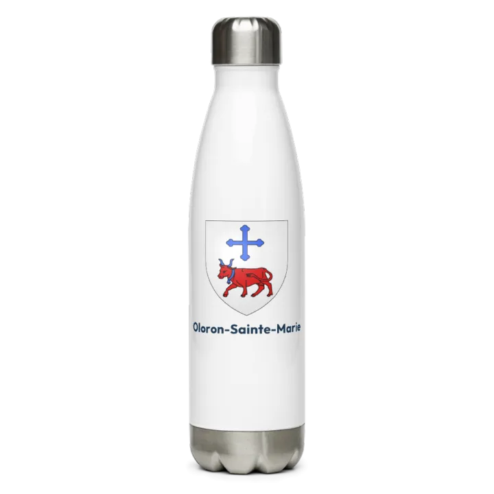 Gourde inox — blason d'Oloron-Sainte-Marie