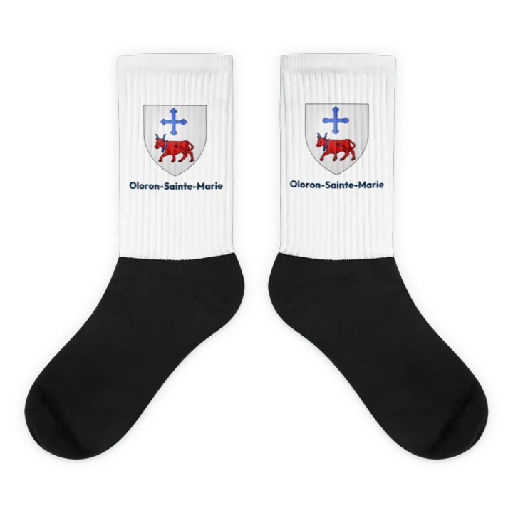 Chaussettes — blason d'Oloron-Sainte-Marie