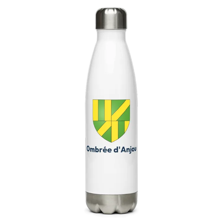 Gourde inox — blason d'Ombrée d'Anjou