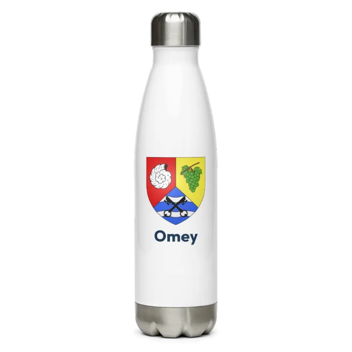 Gourde inox — blason d'Omey