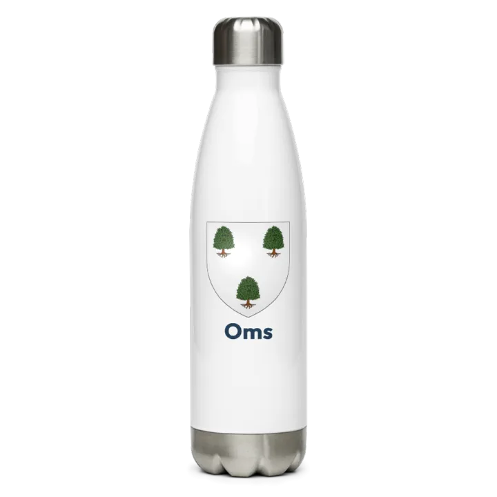 Gourde inox blason de Oms