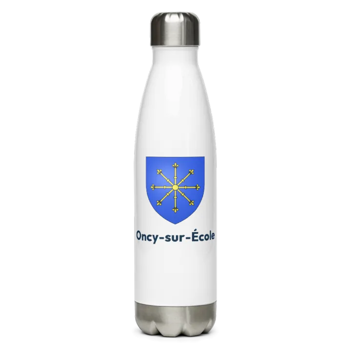 Gourde inox blason de Oncy-sur-École