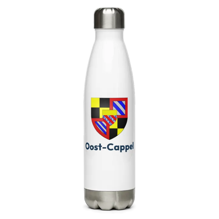 Gourde inox — blason d'Oost-Cappel