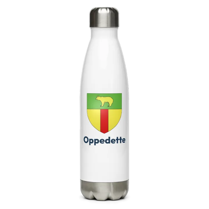 Gourde inox blason de Oppedette