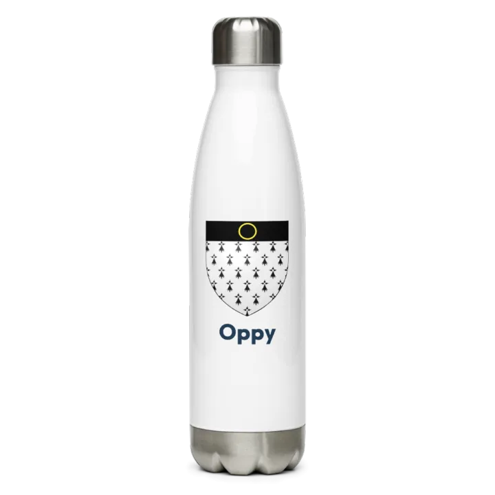 Gourde inox blason de Oppy