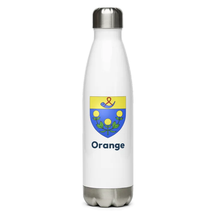 Gourde inox blason de Orange