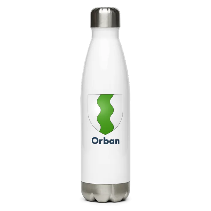 Gourde inox blason de Orban