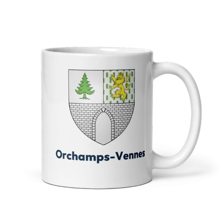 Mug blason de Orchamps-Vennes