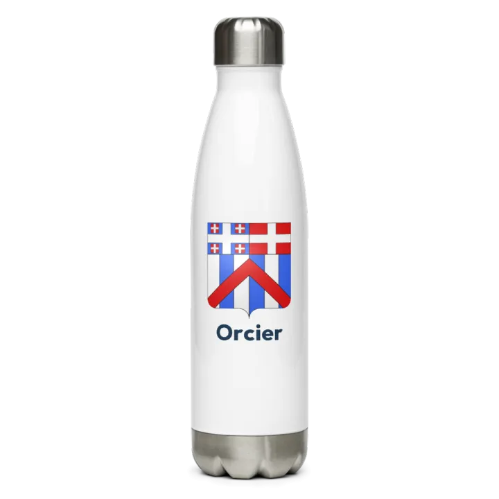 Gourde inox blason de Orcier