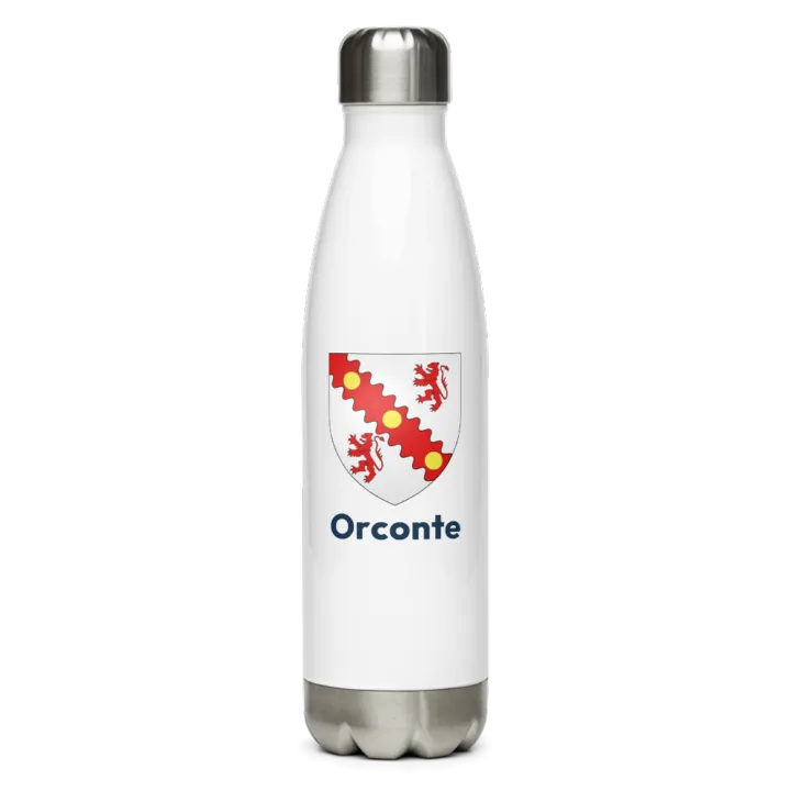 Gourde inox blason de Orconte