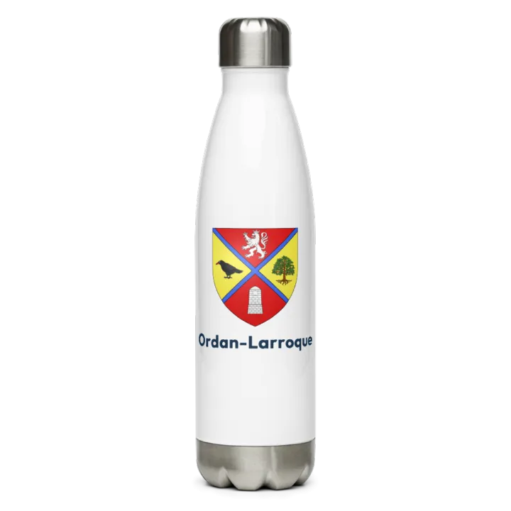 Gourde inox blason de Ordan-Larroque