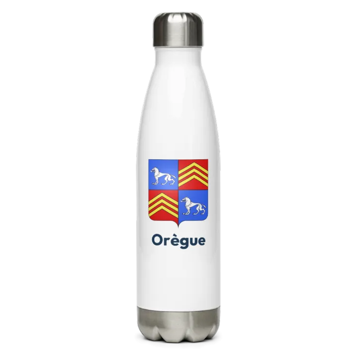 Gourde inox blason de Orègue