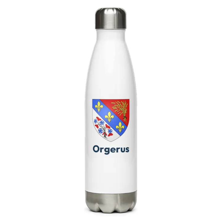 Gourde inox blason de Orgerus