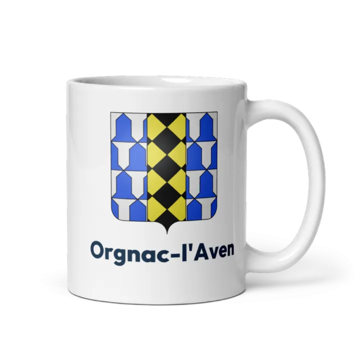 Mug blason de Orgnac-l'Aven