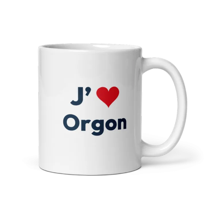 Mug « J’❤ Orgon »