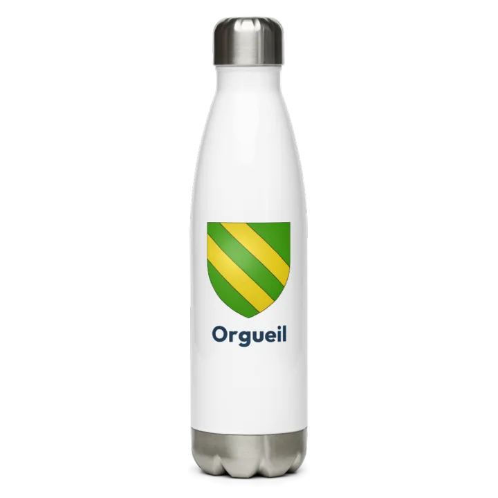 Gourde inox blason de Orgueil