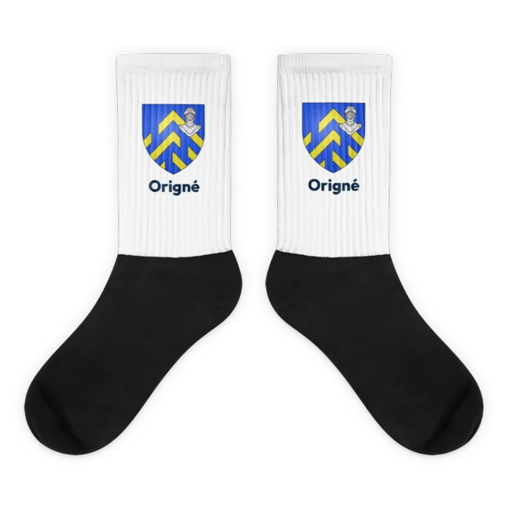 Chaussettes — blason d'Origné