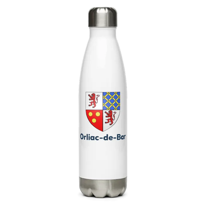 Gourde inox blason de Orliac-de-Bar