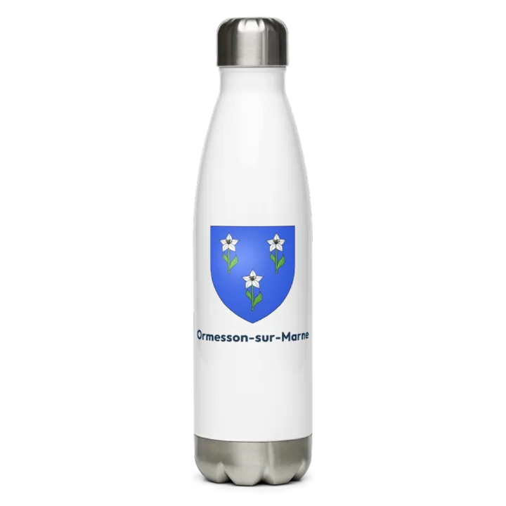 Gourde inox — blason d'Ormesson-sur-Marne