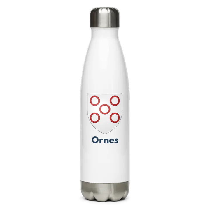 Gourde inox blason de Ornes