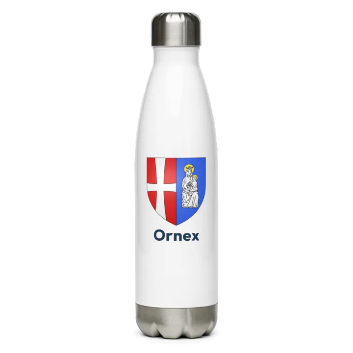 Gourde inox blason de Ornex