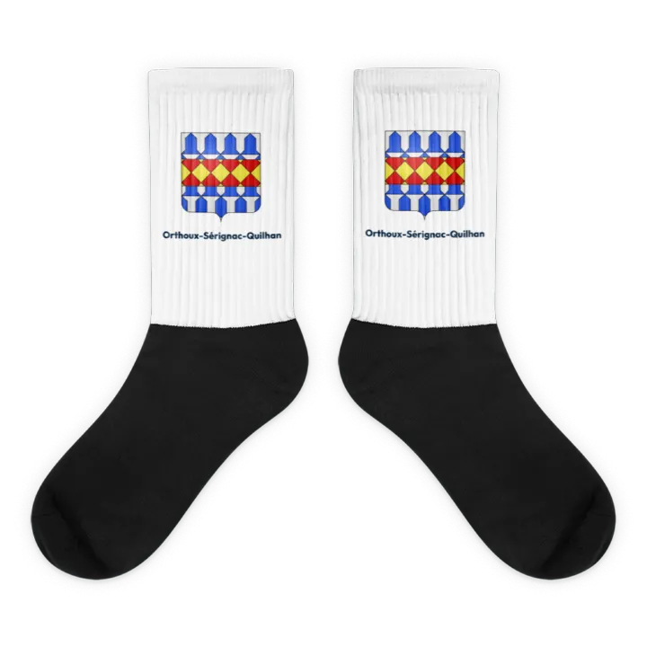 Chaussettes — blason d'Orthoux-Sérignac-Quilhan