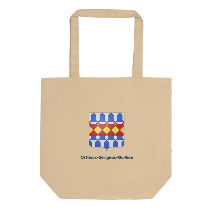 Tote bag coton bio — blason d'Orthoux-Sérignac-Quilhan