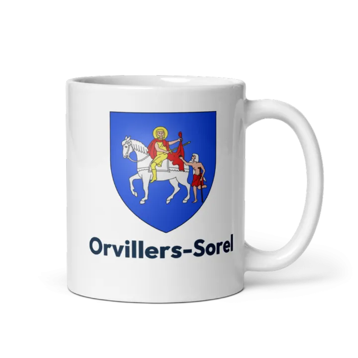 Mug blason de Orvillers-Sorel