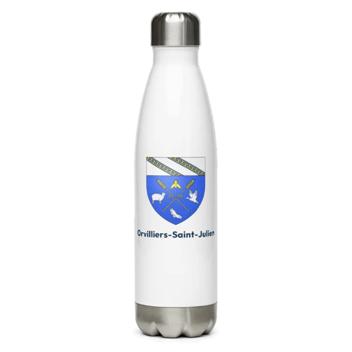 Gourde inox blason de Orvilliers-Saint-Julien