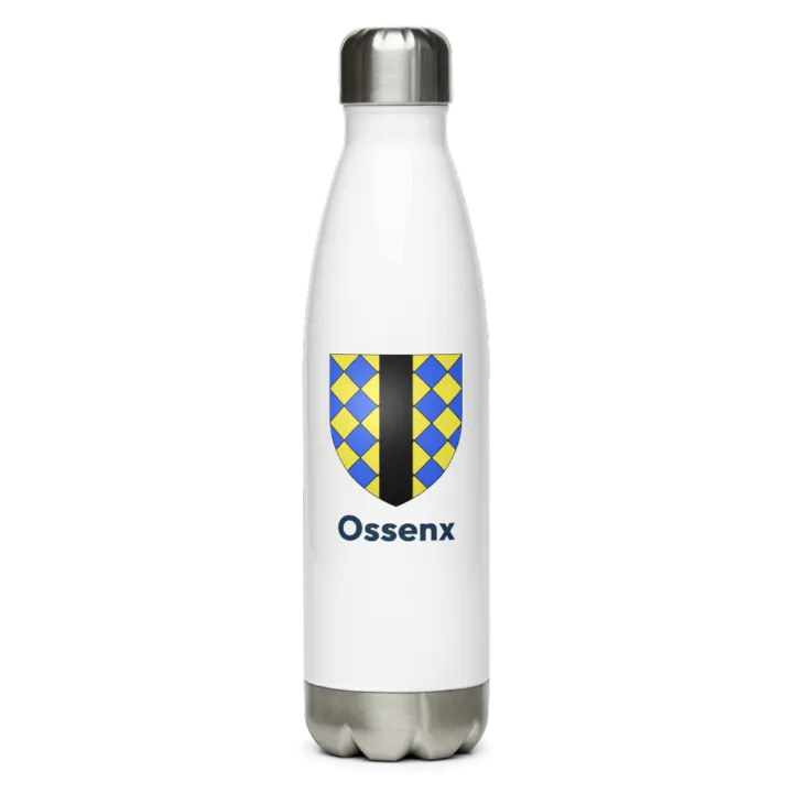 Gourde inox — blason d'Ossenx