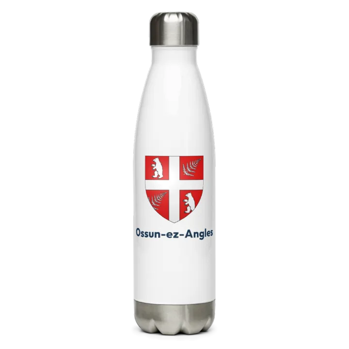 Gourde inox blason de Ossun-ez-Angles