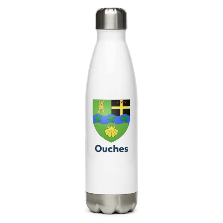 Gourde inox — blason d'Ouches