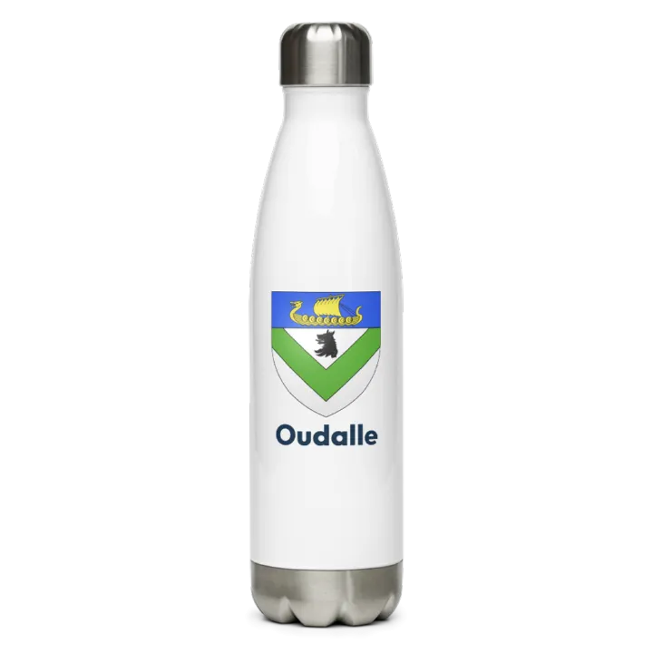 Gourde inox blason de Oudalle