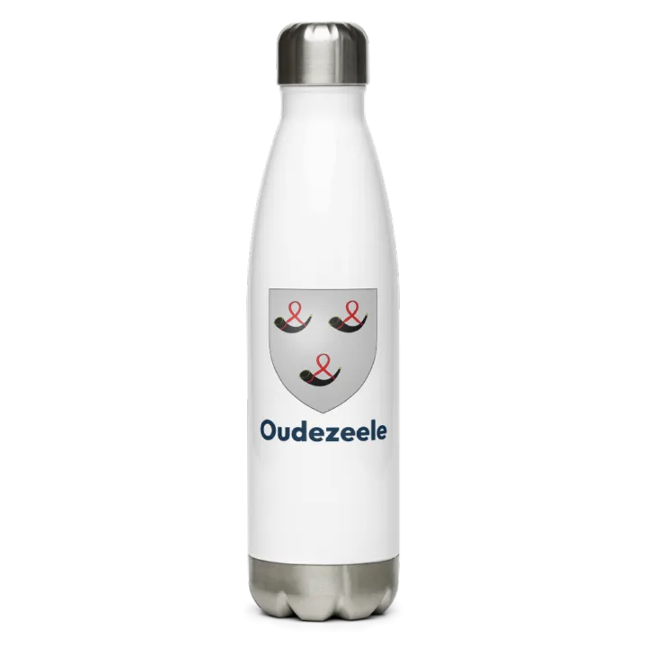 Gourde inox blason de Oudezeele