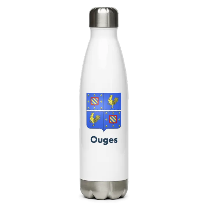Gourde inox — blason d'Ouges
